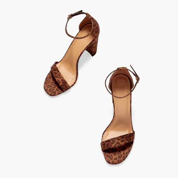 🆕 Lorelai Leopard Print Block Heeled Sandal (Size 7.5)