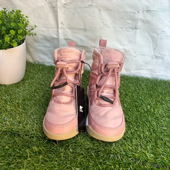 - SORELKids' Whitney I Short Waterproof InsulatedBoot in Eraser Pink/Gum 10