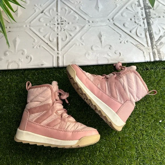 - SORELKids' Whitney I Short Waterproof InsulatedBoot in Eraser Pink/Gum 10