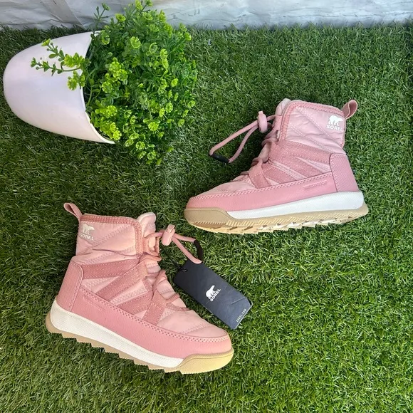 - SORELKids' Whitney I Short Waterproof InsulatedBoot in Eraser Pink/Gum 10