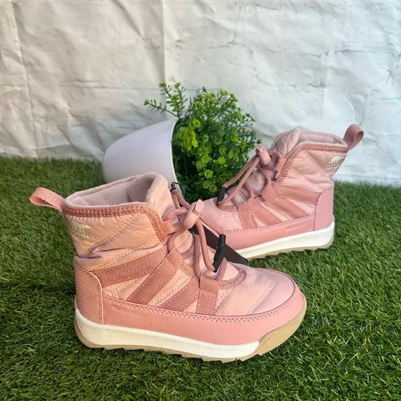 - SORELKids' Whitney I Short Waterproof InsulatedBoot in Eraser Pink/Gum 10