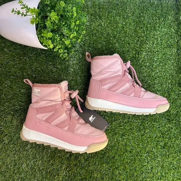 - SORELKids' Whitney I Short Waterproof InsulatedBoot in Eraser Pink/Gum 10