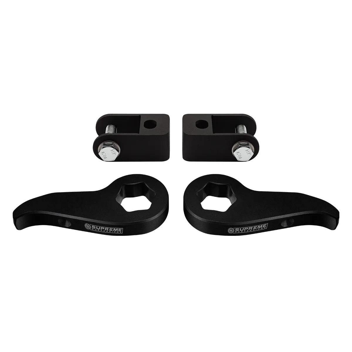 2011-2019 Chevy Silverado 3500HD Front Suspension Lift Kit & Install Tool & Shock Extenders 4WD 4x4
