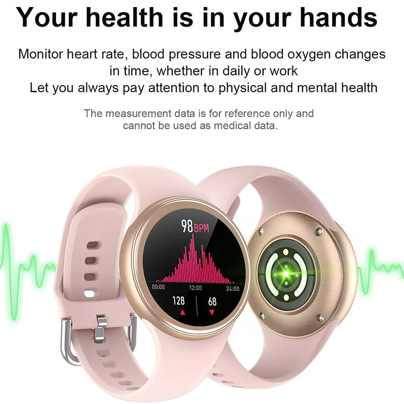 2021 New Women smartwatch 3D full touch screen Smart Watch Heart rate Activity tracker Fitness watch For women men Android IOS