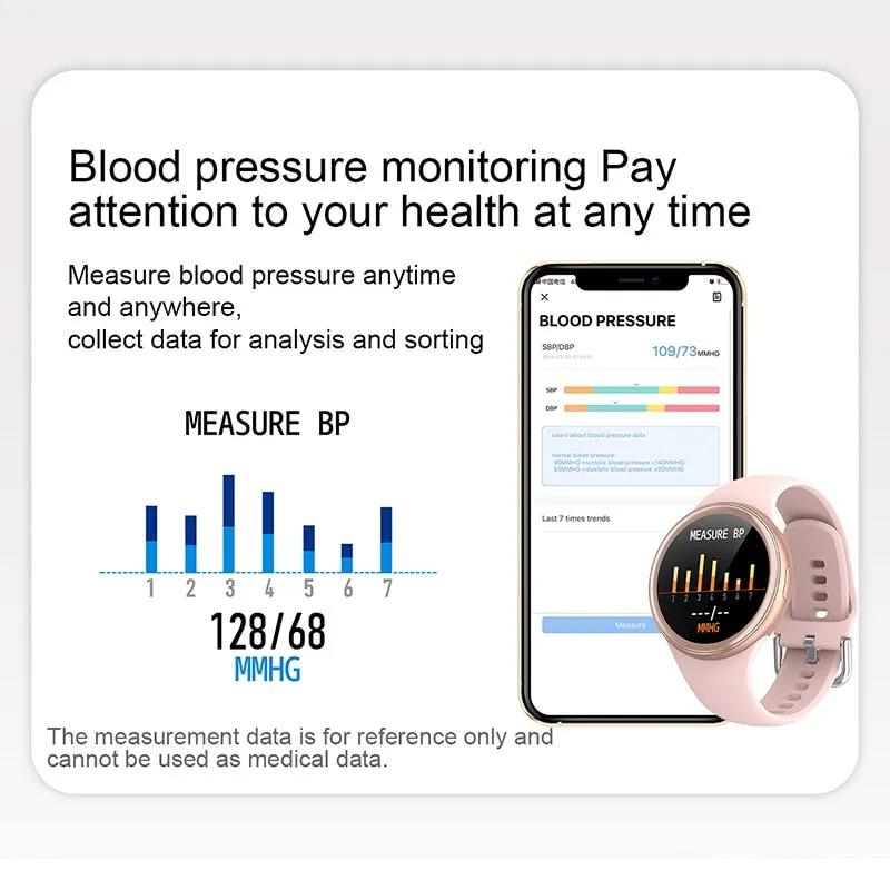 2021 New Women smartwatch 3D full touch screen Smart Watch Heart rate Activity tracker Fitness watch For women men Android IOS