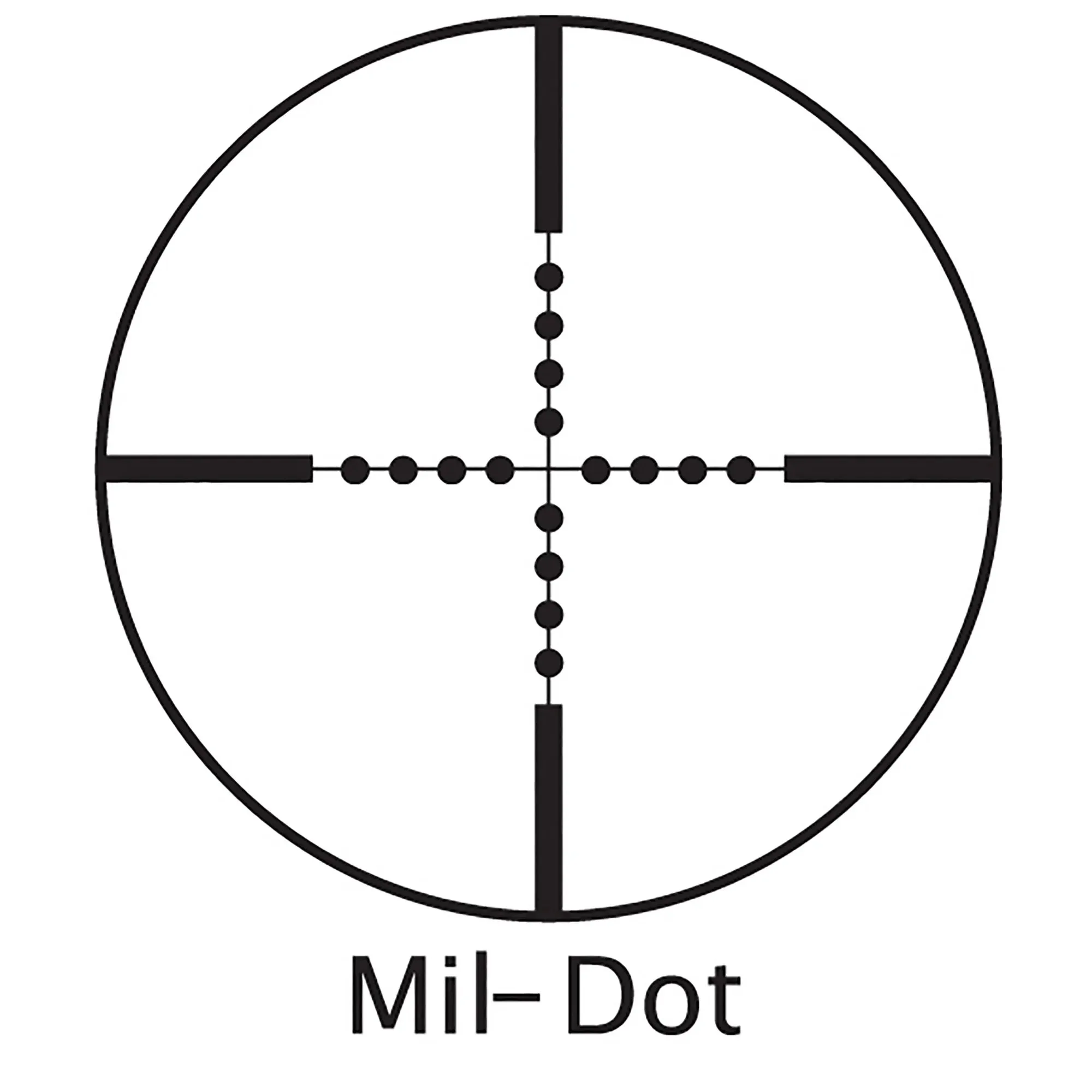 4x32mm Air Gun Reverse Recoil AO Mil-Dot Rifle Scope | AC10004