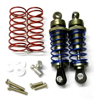 58060T 1/10 Scale RC Alloy Shock Absorbers Damper Set x 2 Titanium 60mm Long