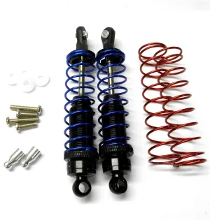 58290K 1/10 Scale RC Alloy Shock Absorbers Damper Set x 2 Black 90mm Long
