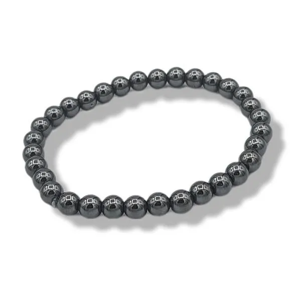 6mm Bracelet Hematite