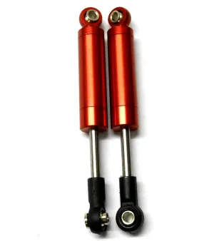 75001R 1/10 Off Road Buggy Internal Spring Shock Absorber Alloy 70mm Long Red x 2