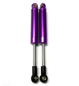 75004P 1/10 Off Road Buggy Internal Spring Shock Absorber Alloy 90mm Long Purple x 2