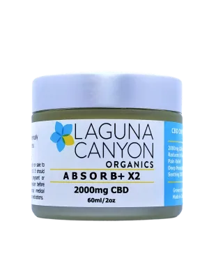 ABSORB  X2 - 2,000mg CBD Oil Topical Ointment