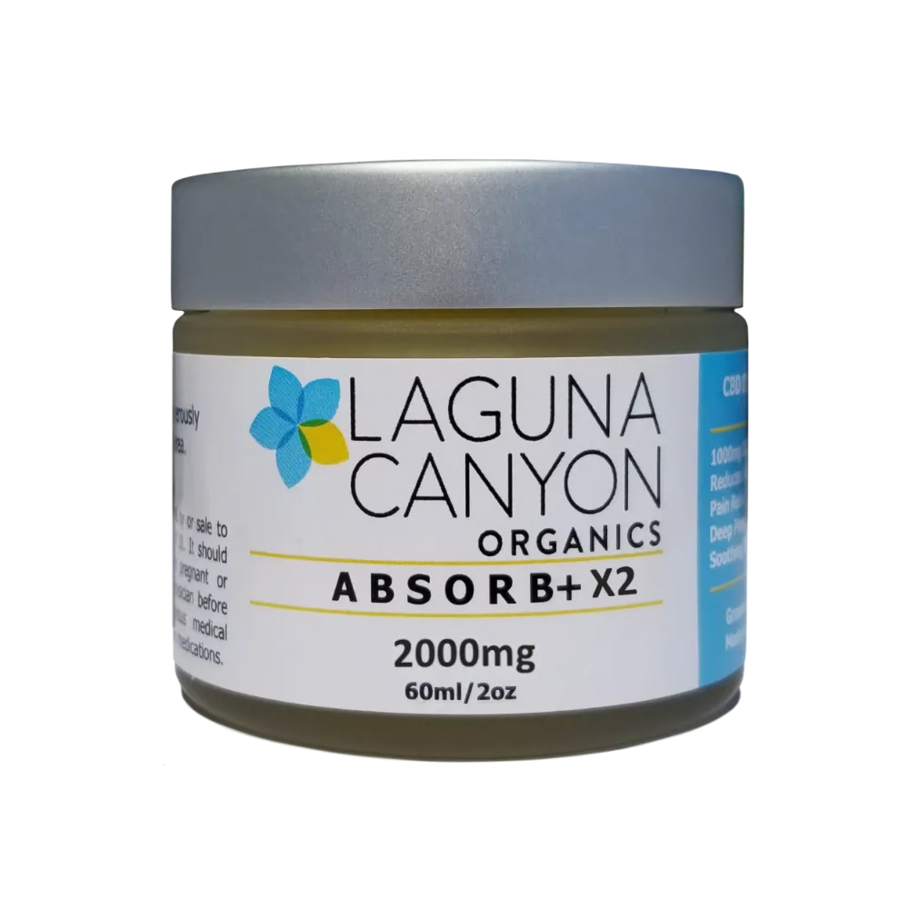 ABSORB  X2 - 2,000mg CBD Oil Topical Ointment