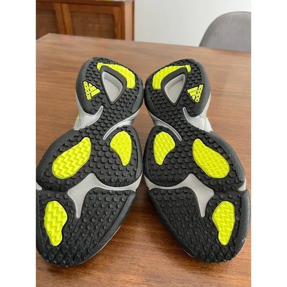 Adidas Mahomes Grey Yellow Impact FLX Turf Football Shoes GY0481 Men's Size 9.5