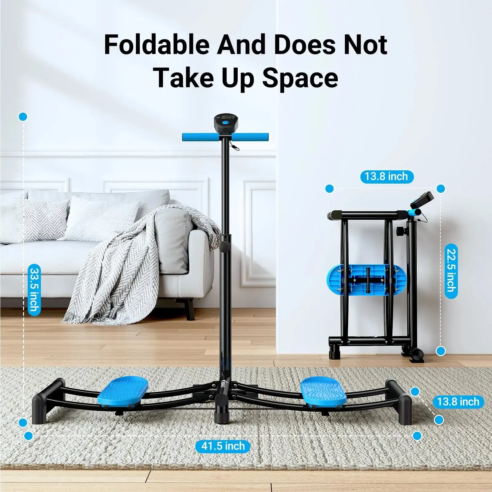 Adjustable Height Ski  Exercise Machine