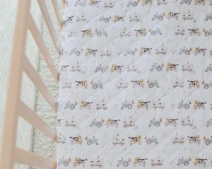 Bambella 2-in-1 Waterproof Cot Sheet & Mattress Protector | Oakwood Farm