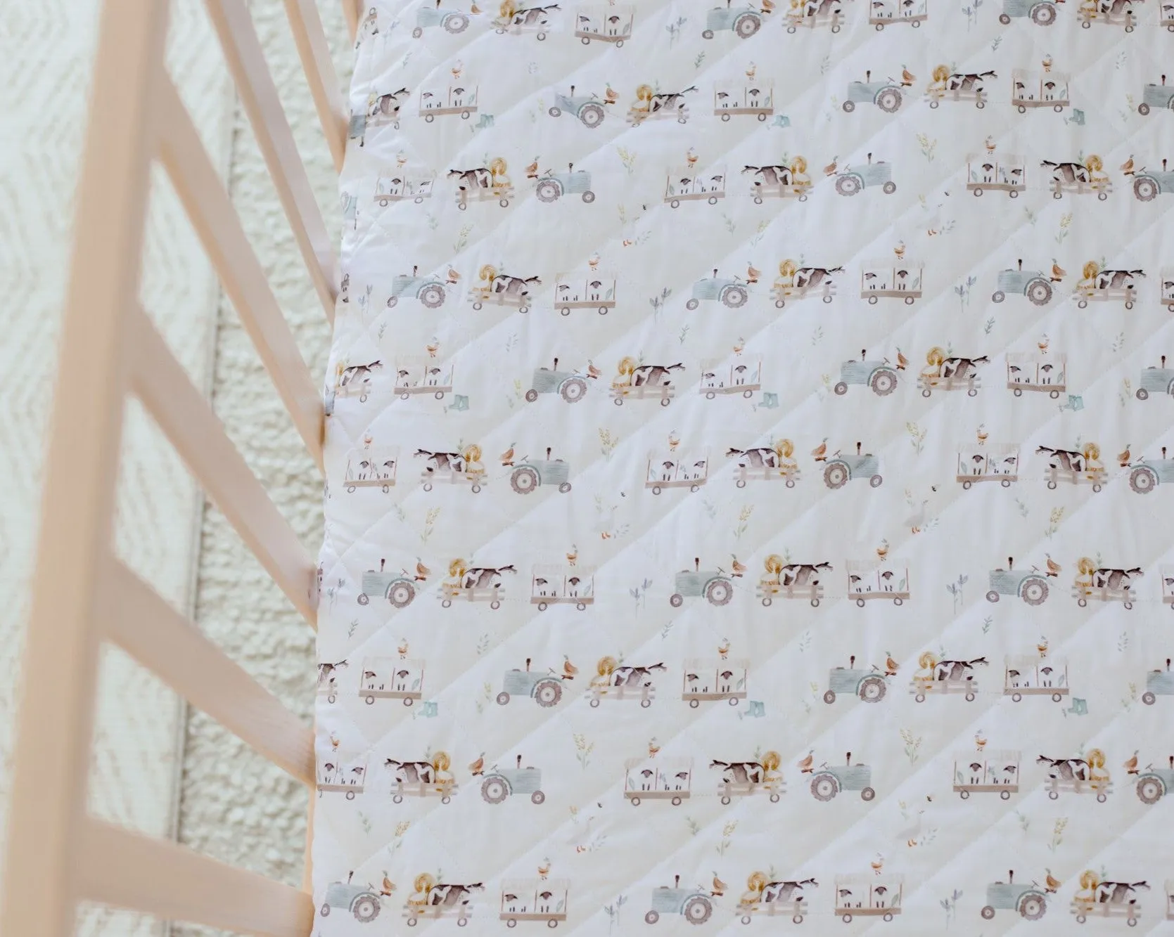Bambella 2-in-1 Waterproof Cot Sheet & Mattress Protector | Oakwood Farm