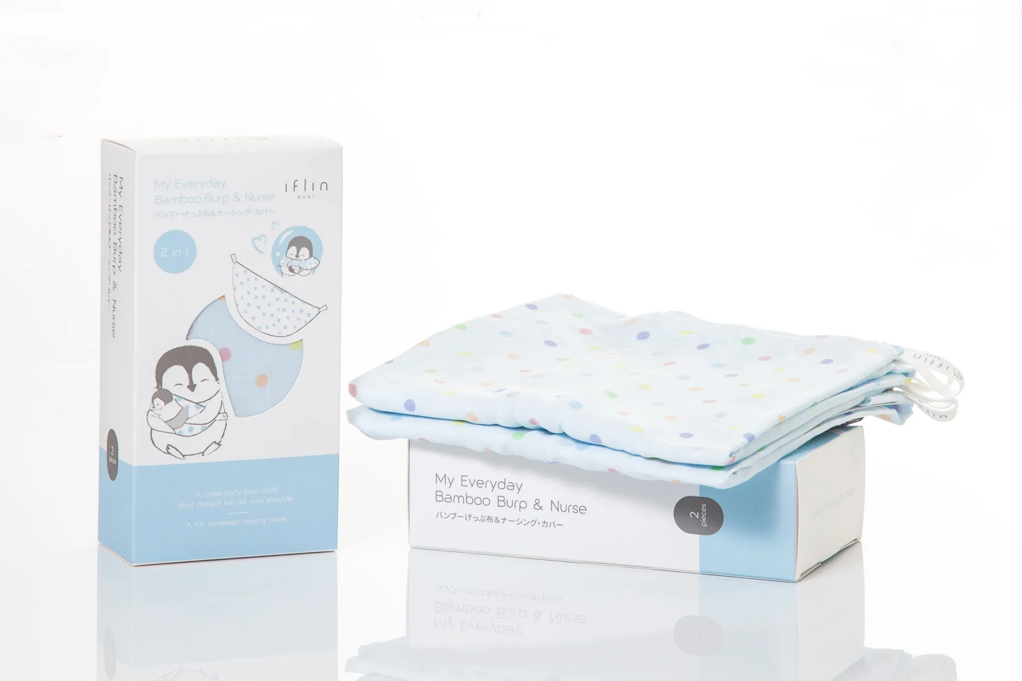 Bamboo Burp & Nurse (2pcs)