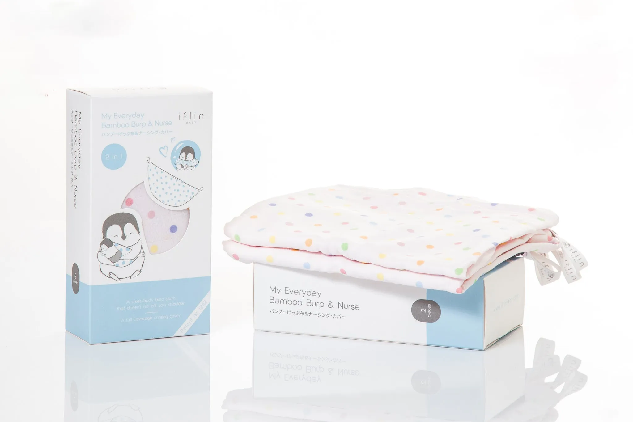 Bamboo Burp & Nurse (2pcs)