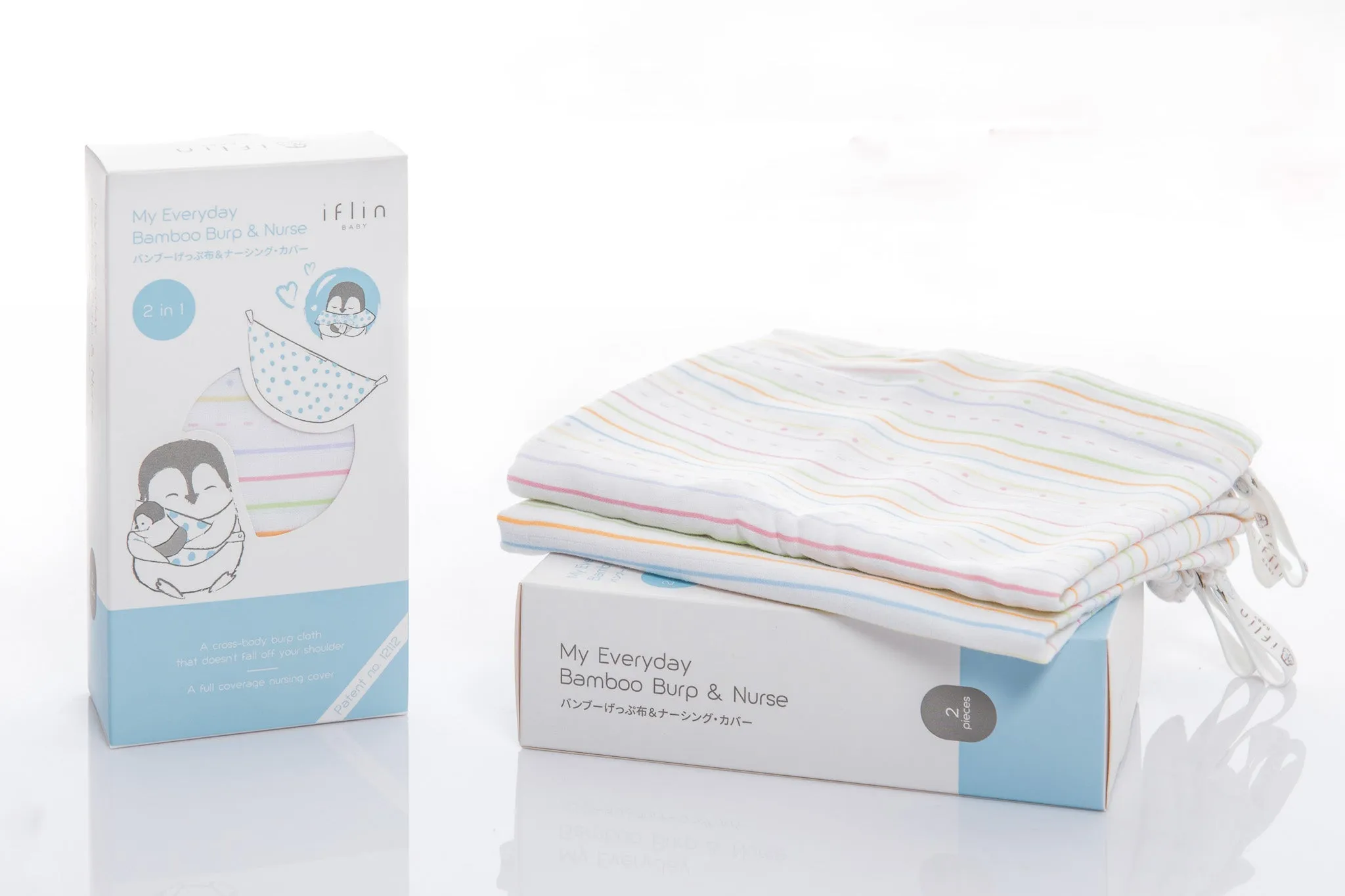 Bamboo Burp & Nurse (2pcs)