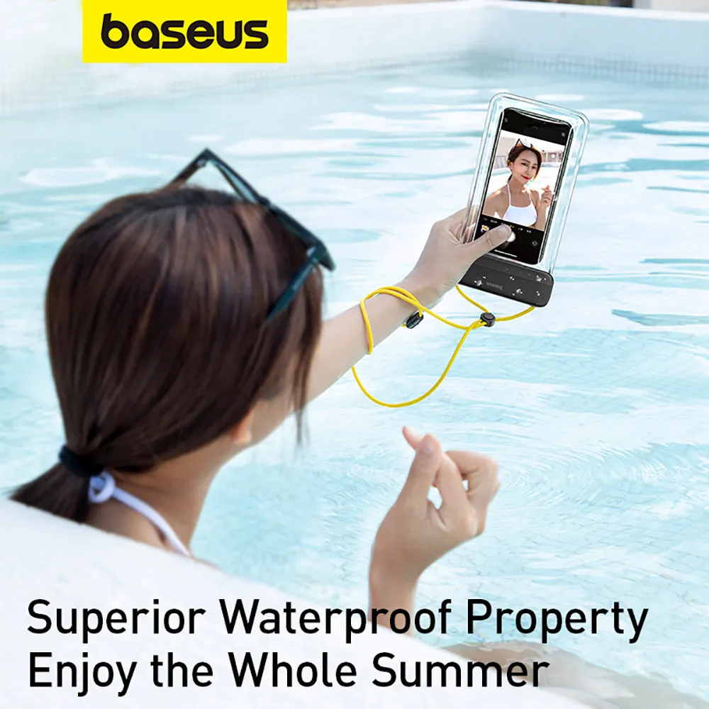 Baseus Let's Go Slide Cover Waterproof Phone Pouch - Gray   Black