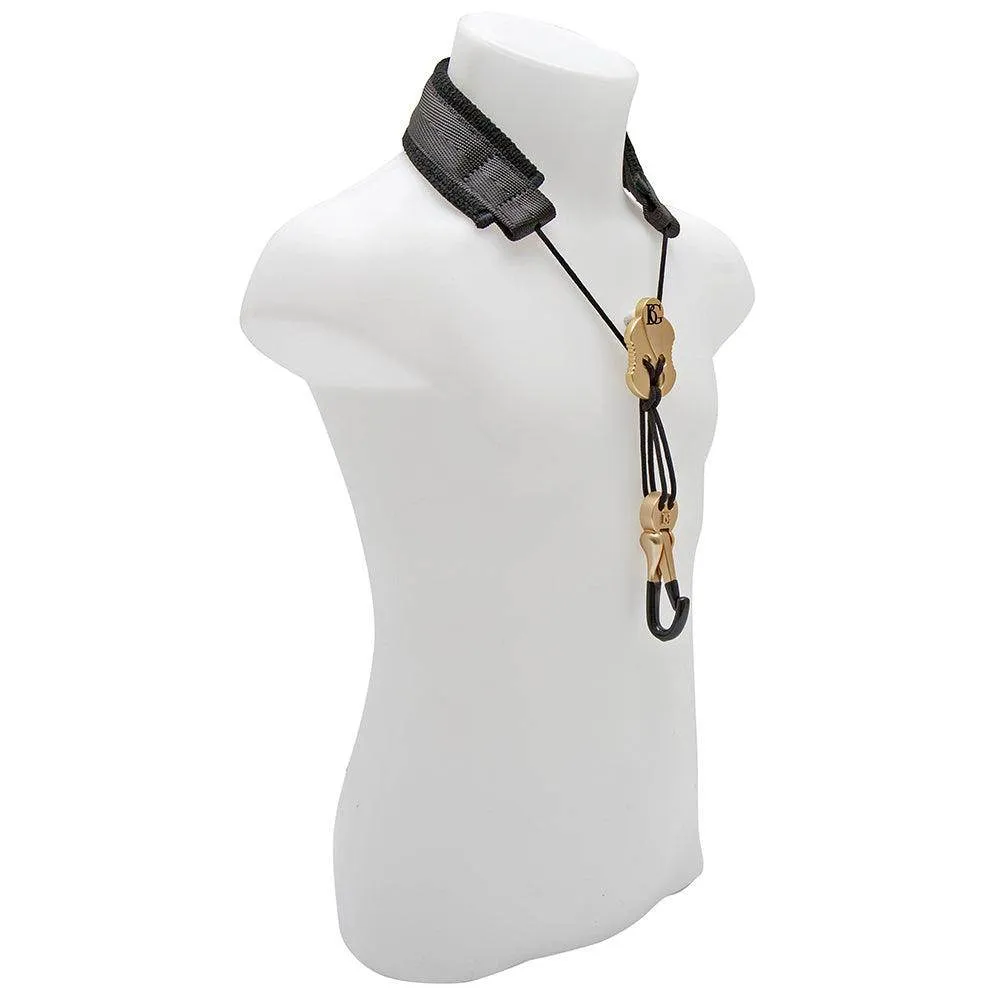 BG Curved Soprano Sax Nylon Strap XS Coated Metal Hook