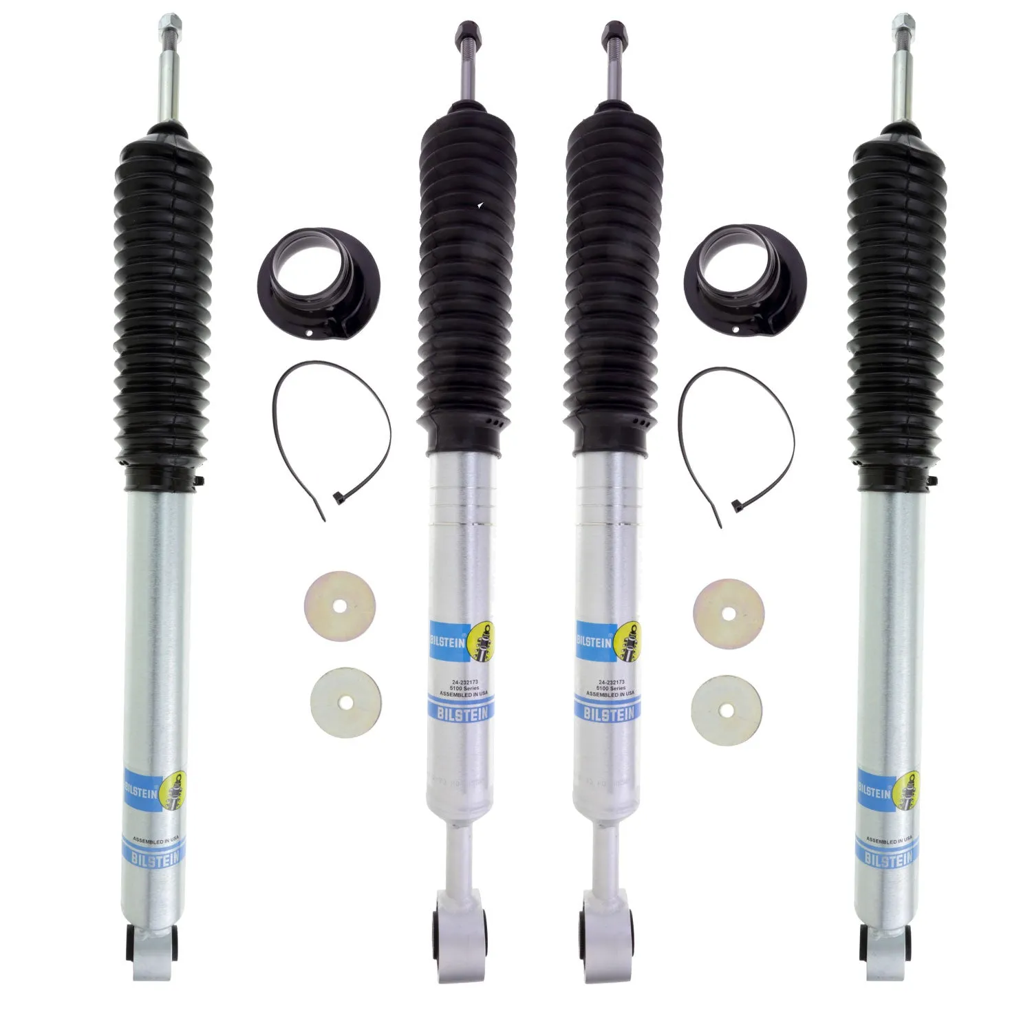 BILSTEIN 5100 ADJUSTABLE 0-2.3″ LIFT SHOCK KIT FOR 2007-2021 TOYOTA TUNDRA