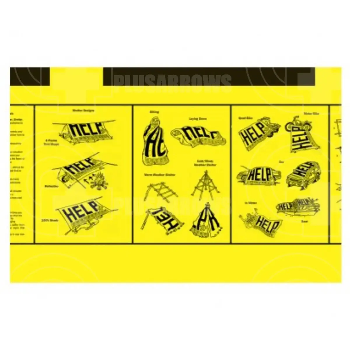 Bob Cooper Help Survival Blanket