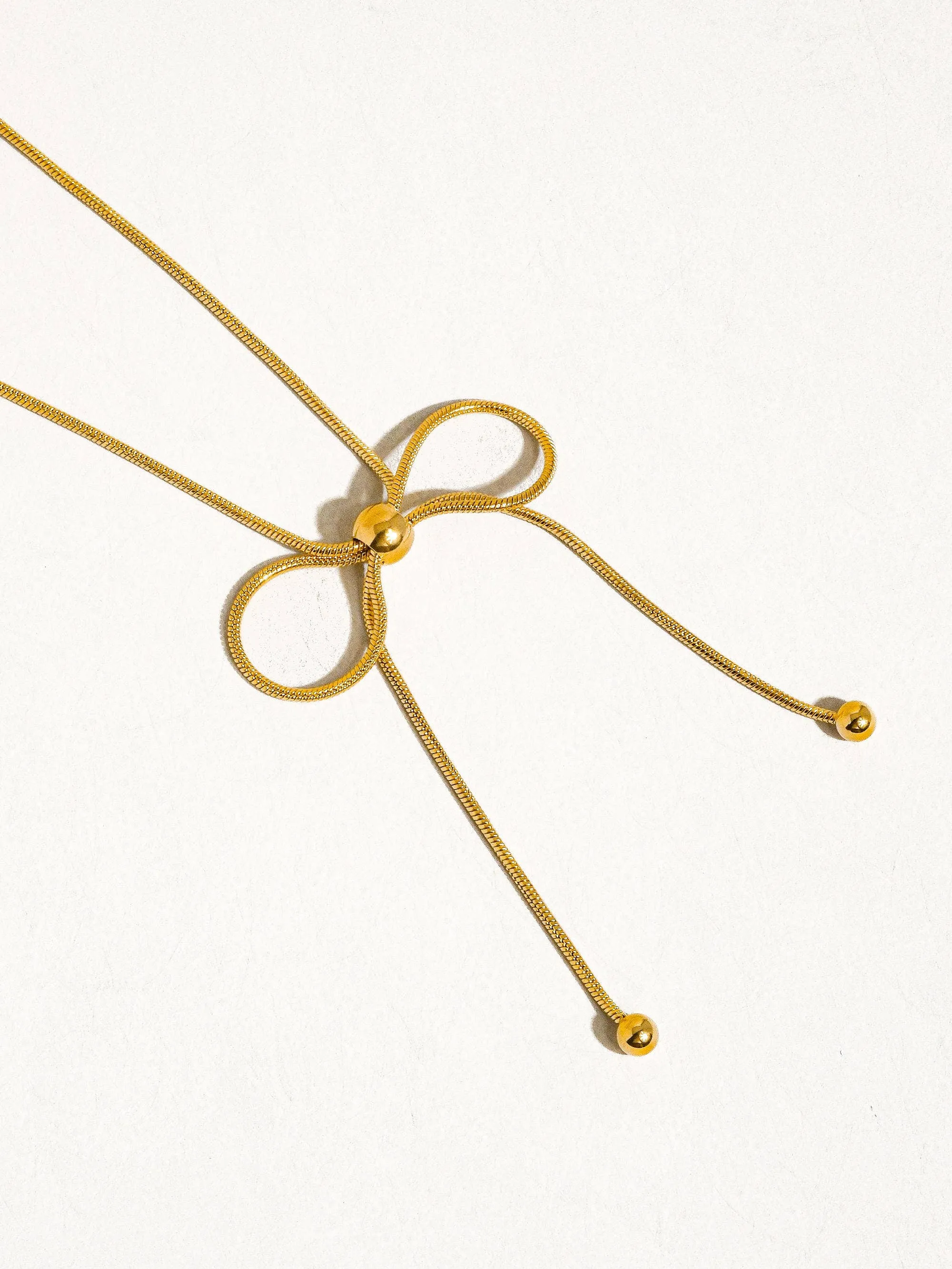 Bow Chain Necklace | Waterproof Jewelry