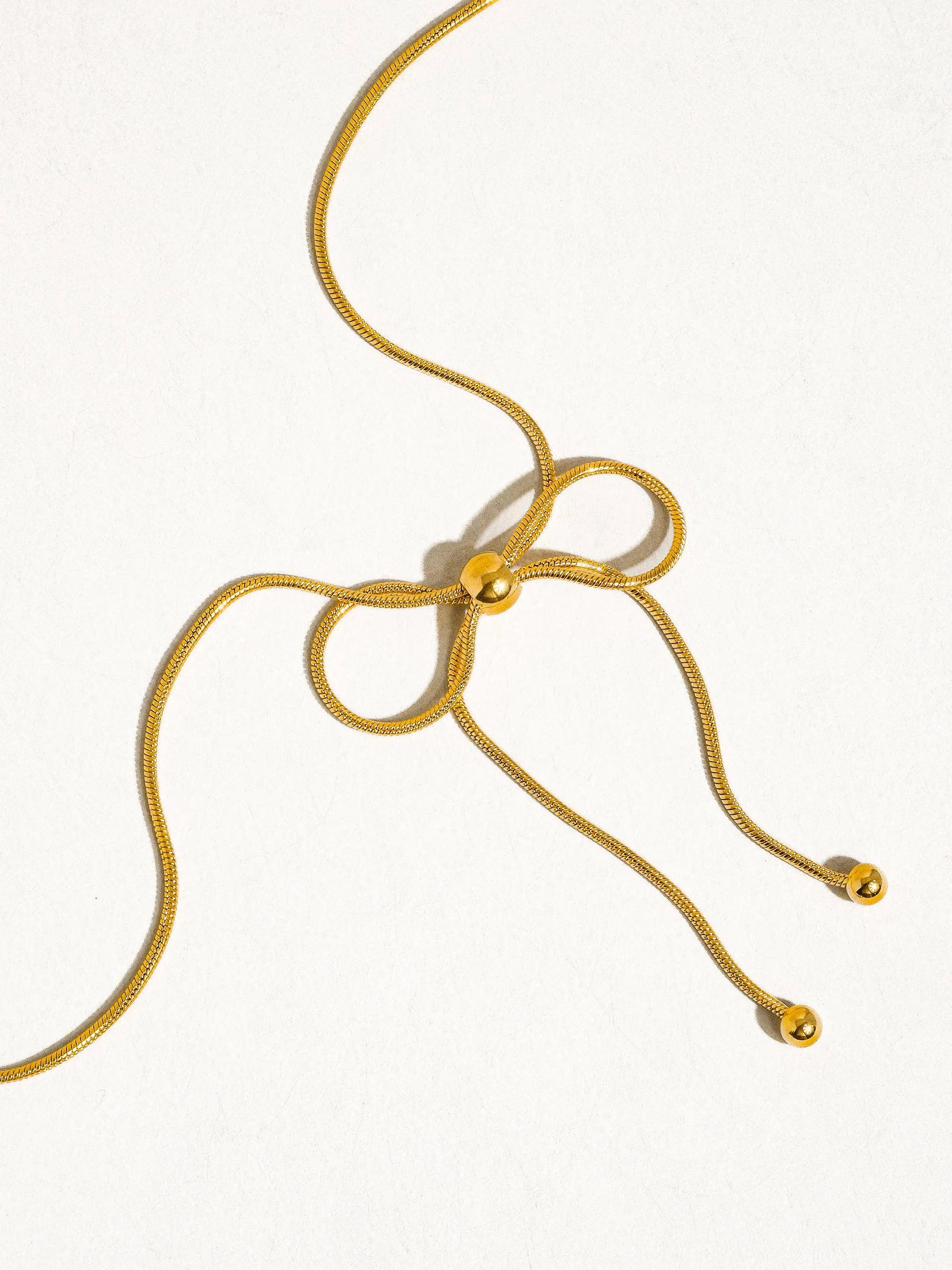 Bow Chain Necklace | Waterproof Jewelry