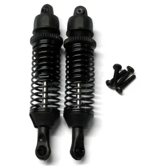 BS709-019 1/10 Scale Plastic Big Bore Shock Absorber Damper x 2 Black Long Rear