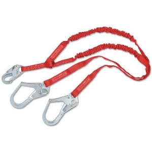 Capital Safety PRO-STOP 100 Tie-Off Shock Absorbing Lanyards, 6 ft, Rebar Hook, 310 lb, 1340250