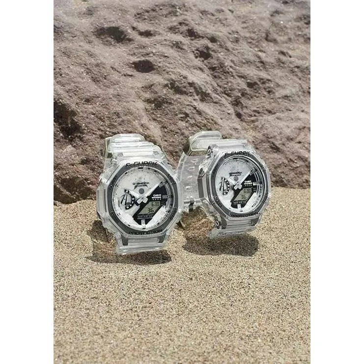 CASIO G-SHOCK 40TH ANNIVERSARY CLEAR REMIX LIMITED MODEL MEN WATCH GA-2140RX-7AJR