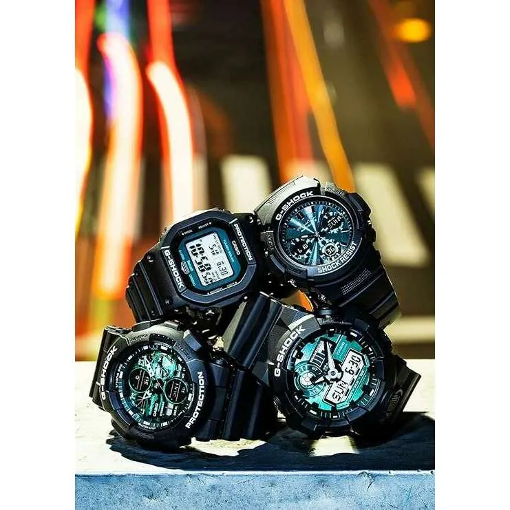 CASIO G-SHOCK BLACK AND GREEN SERIES ANALOG DIGITAL MEN WATCH GA-700MG-1AJF