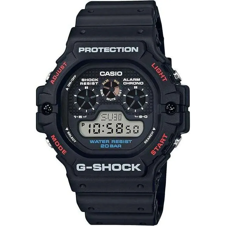 CASIO G-SHOCK BLACK RUBBER STRAP DIGITAL DIAL MEN WATCH DW-5900-1JF