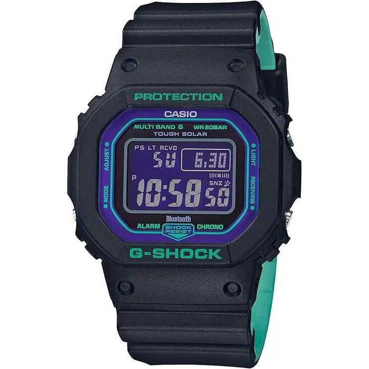 CASIO G-SHOCK BLUETOOTH RADIO SOLAR BLACK DIGITAL MEN WATCH GW-B5600BL-1JF