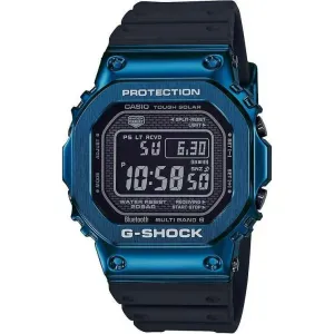CASIO G-SHOCK BLUETOOTH RADIO SOLAR DIGITAL BLACK & BLUE MEN WATCH GMW-B5000G-2JF