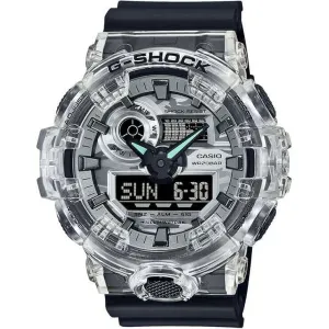 CASIO G-SHOCK CAMOUFLAGE SKELETON SERIES ANALOG DIGITAL BLACK MEN WATCH GA-700SKC-1AJF