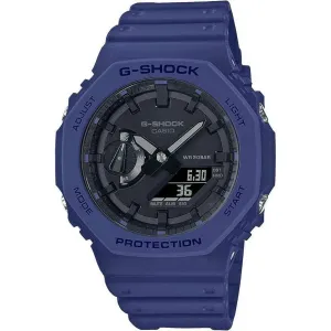 CASIO G-SHOCK CARBON CORE GUARD ANALOG DIGITAL NAVY BLUE MEN WATCH GA-2100-2AJF