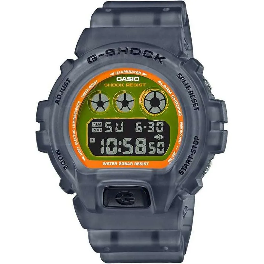 CASIO G-SHOCK COLOR SKELETON SERIES DIGITAL BLACK MEN WATCH DW-6900LS-1JF