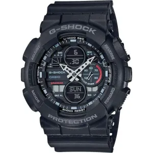 CASIO G-SHOCK DAY-DATE BLACK ANALOG DIGITAL MEN WATCH GA-140-1A1JF