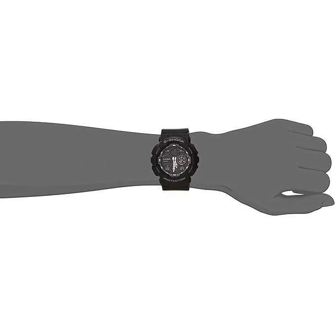CASIO G-SHOCK DAY-DATE BLACK ANALOG DIGITAL MEN WATCH GA-140-1A1JF