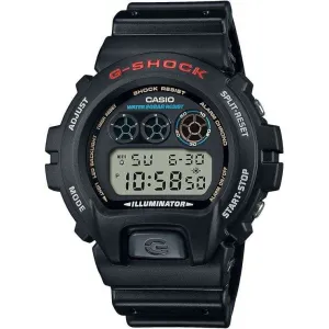 CASIO G-SHOCK DAY-DATE DIGITAL DIAL BLACK RESIN STRAP MEN WATCH DW-6900U-1JF