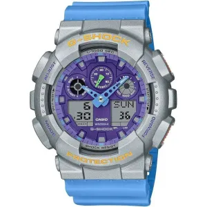 CASIO G-SHOCK EUPHORIA SERIES BLUE ANALOG DIGITAL MEN WATCH GA-100EU-8A2JF