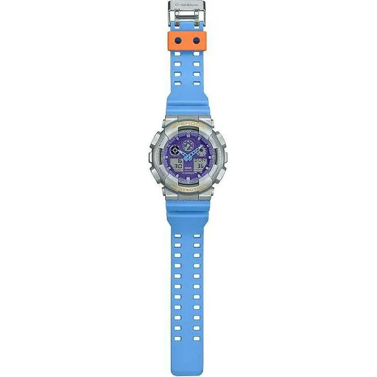 CASIO G-SHOCK EUPHORIA SERIES BLUE ANALOG DIGITAL MEN WATCH GA-100EU-8A2JF
