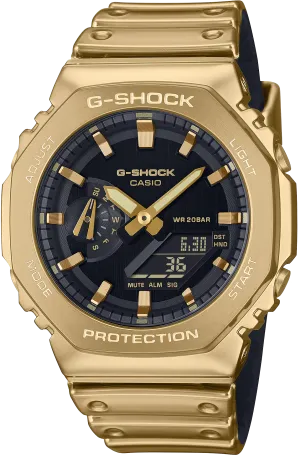 CASIO G-shock FINE METALLIC SERIES World Time Alarms Digital Analog GM-2100YMG-9AJF