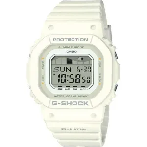 CASIO G-SHOCK G-LIDE DAY-DATE WHITE RESIN STRAP DIGITAL DIAL LADIES WATCH GLX-S5600-7BJF