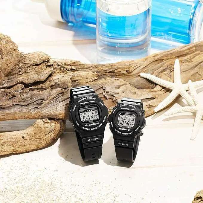 CASIO G-SHOCK G-LIDE SOLAR BLACK RUBBER STRAP GREY DIGITAL DIAL MEN WATCH GWX-5700CS-1JF