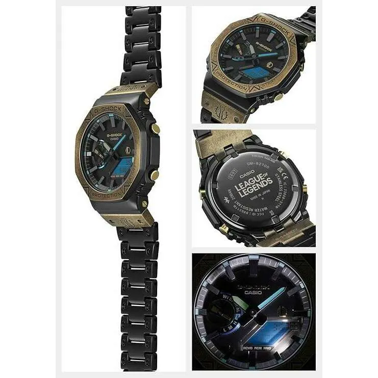 CASIO G-SHOCK LEAGUE OF LEGENDS COLLABORATION BLACK MEN WATCH GM-B2100LL-1AJR