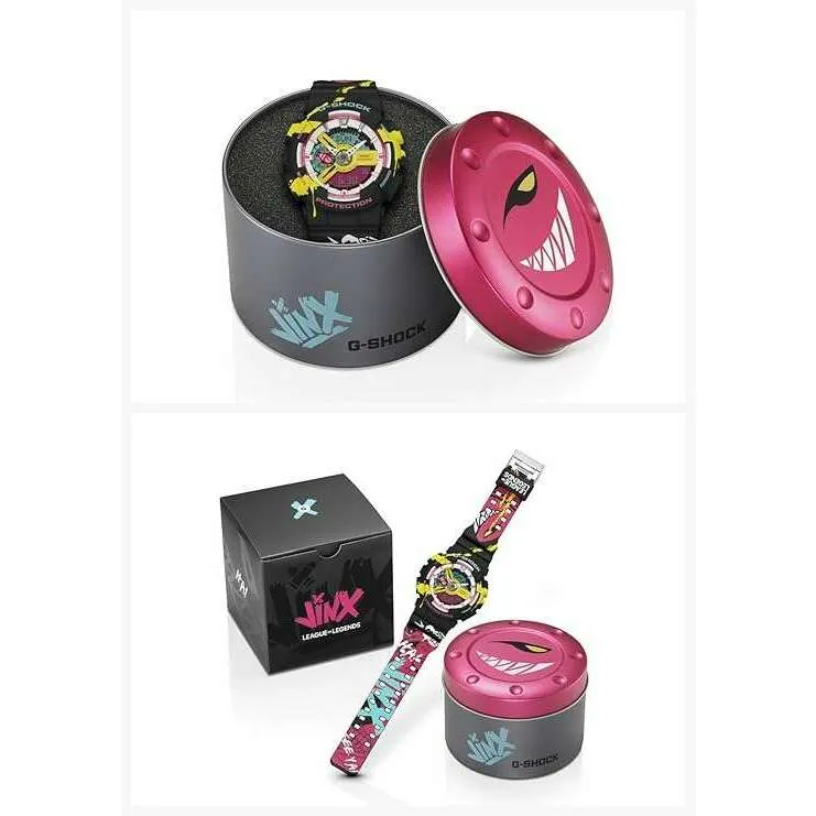 CASIO G-SHOCK LEAGUE OF LEGENDS COLLABORATION MULTICOLORED MEN WATCH GA-110LL-1AJR